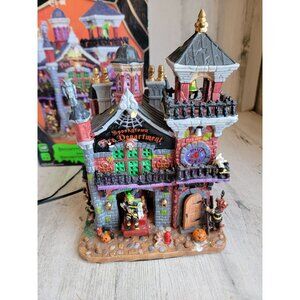 Lemax AS IS spooky town fire department Halloween‎ village accessory